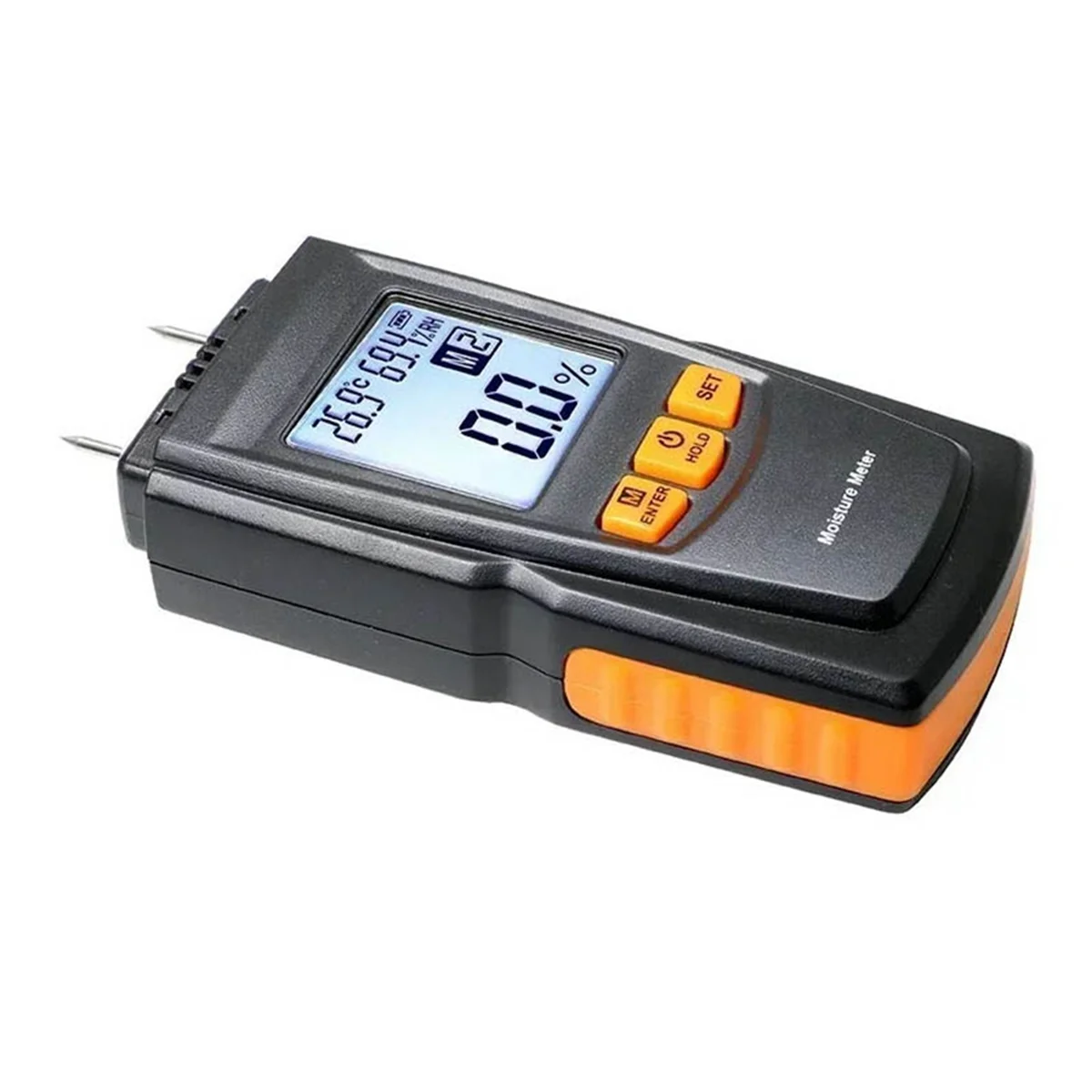 AA25 Wood Moisture 2-70% Meter Humidity Tester Timber Damp Detector Portable Wood Moisture Meter Humidity Gauge