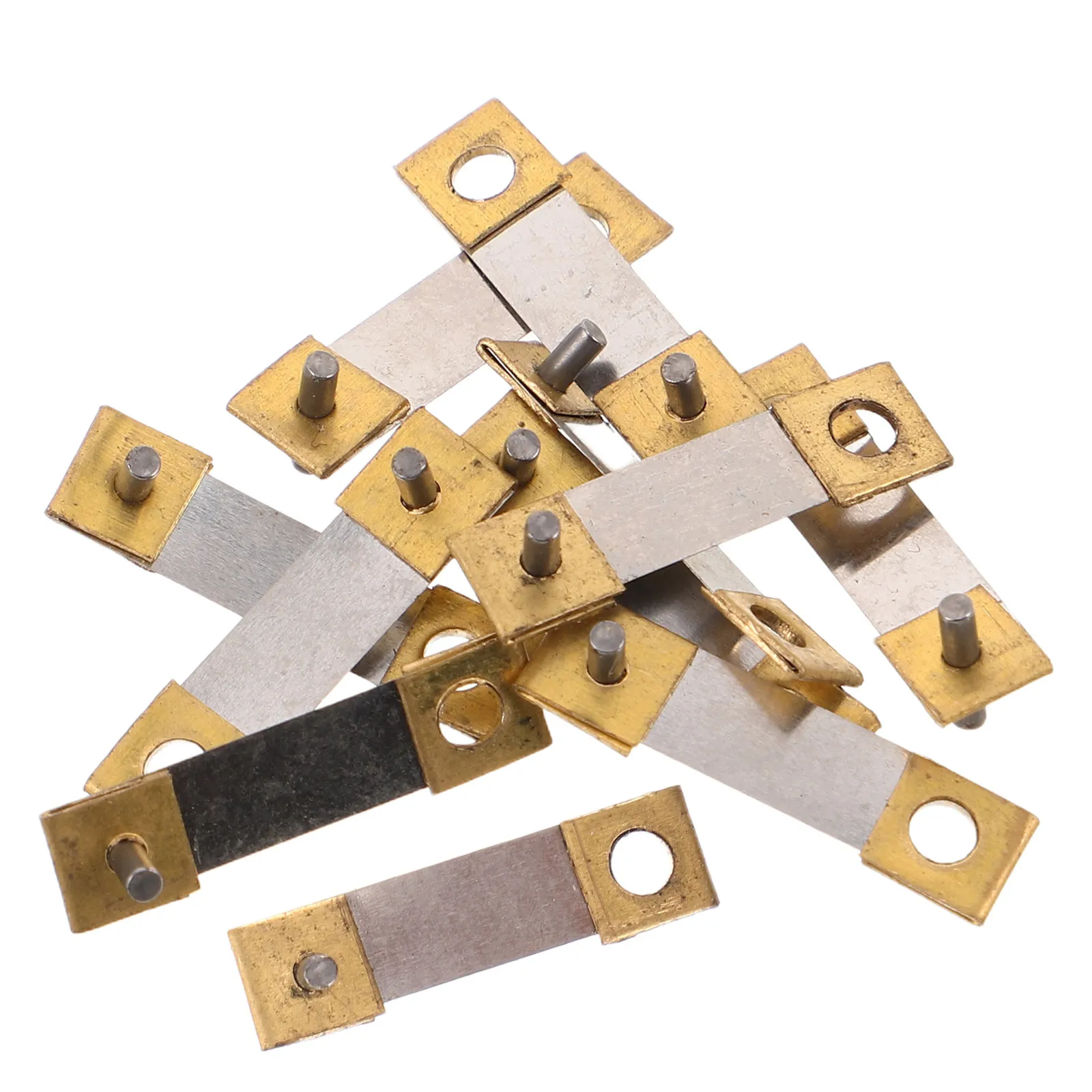 

12PCS Clock Pendulum Suspension Spring Vintage Metal Grandfather Clock Spring Replacement for Grandfather Springs Mechanism Part