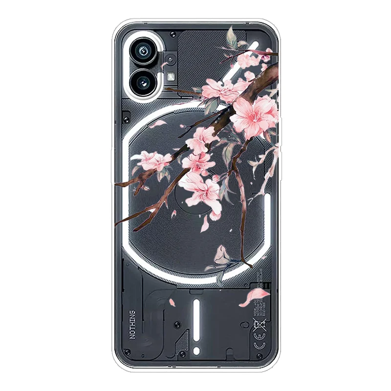 For Nothing Phone 1 Case TPU Silicone Soft Clear Protective Case for Nothing Phone 1 Phone1 (1) 5G Phone One Cover Transparent