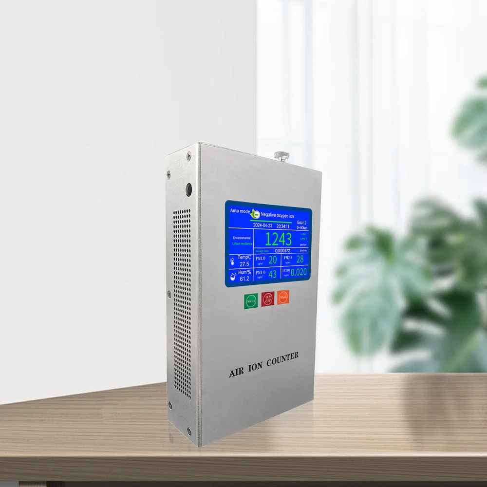 Portable Air Negative (oxygen) Ion Detector US Plug Concentrator Anion Oxygenation Detector Industrial Level