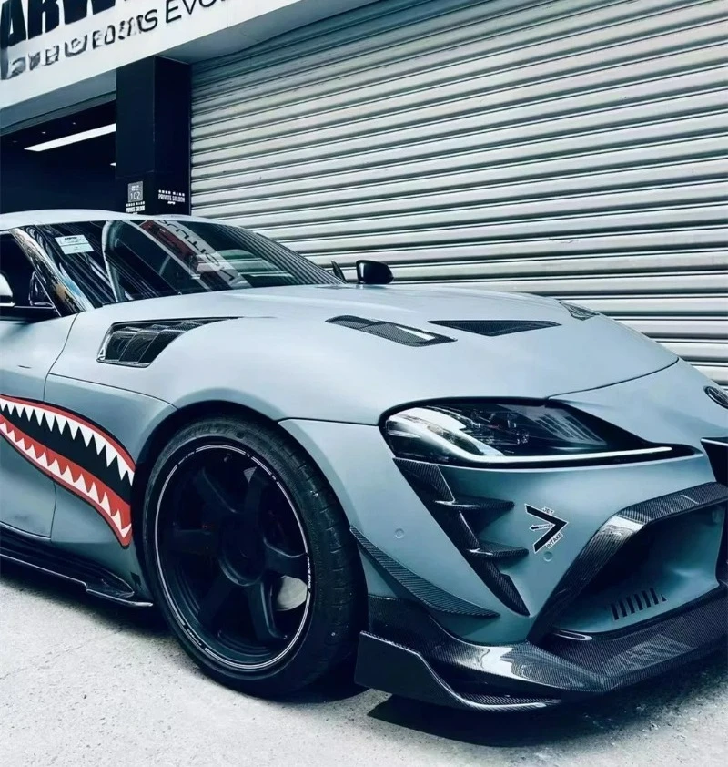 طقم الجسم المصد لمجموعة الجسم من ألياف الكربون SUPRA A90