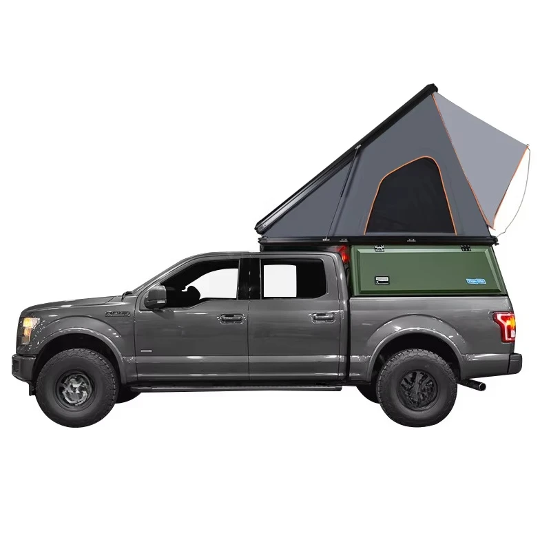 Foldable Soft Shell Car Roof Top Tent 3 Person Family Camping Tent Waterproof UV-protection with Annex Room for Van SUV Truck
