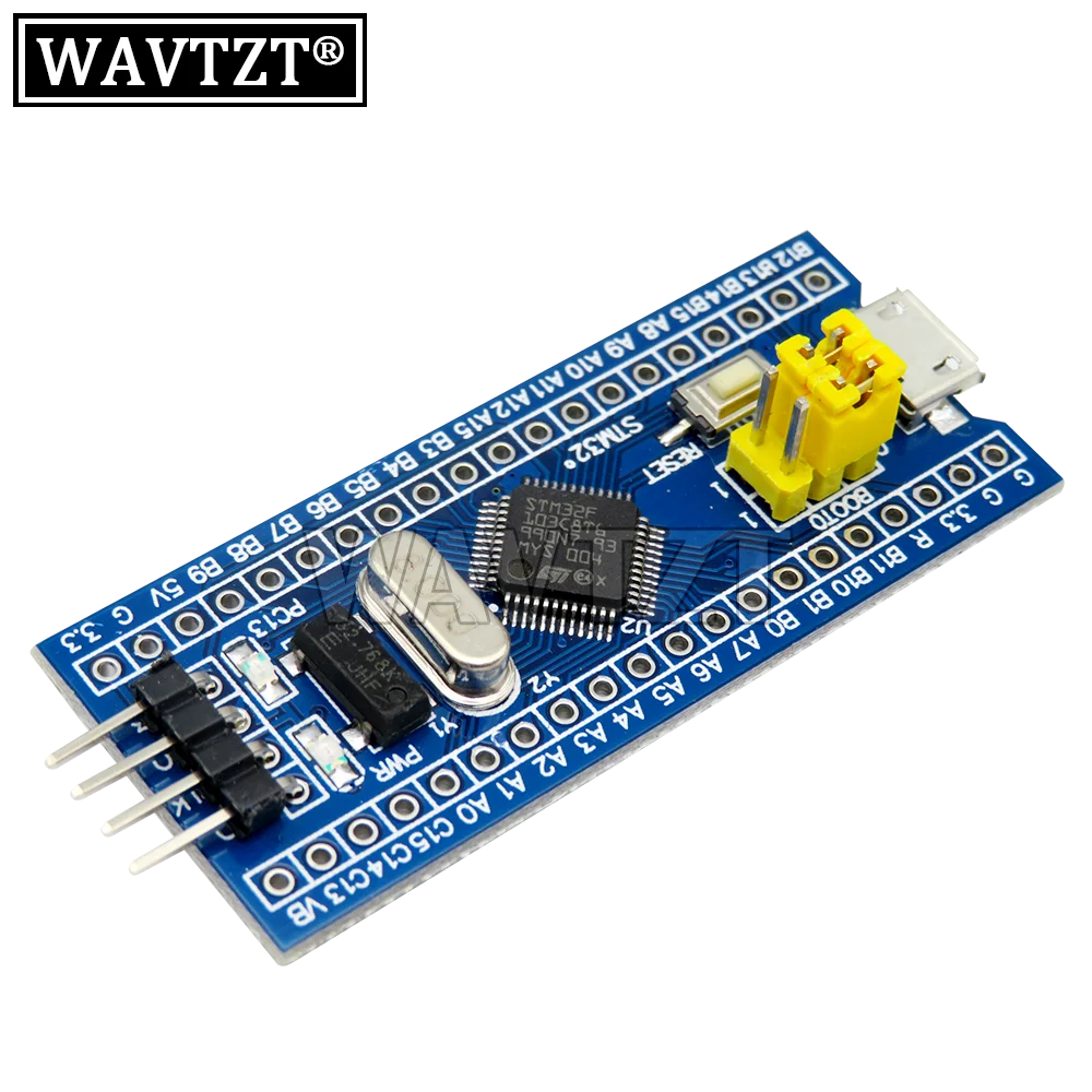 WAVTZT-Carte de Développement Système Minimum, STM32F103C8T6 ARM STM32, Tech + ST-Link V2, Mini STM8, Simulateur, Programmeur de Téléchargement