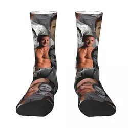 Ryan Gosling Collage Socks Harajuku Sweat Absorbing Stockings All Season Long Socks Accessories for Man Woman's Birthday Present