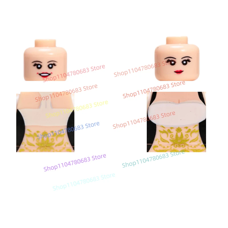 MOC New Building Block Doll Mini Doll Female Version Element Sun Shangxiang Doll Da Qiao Zhen Ji Toy Gift Ornaments Collection.