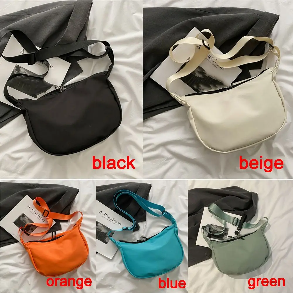 New Fashion Messenger Bag for Women Trendy Large-capacity Messenger Bags Casual Tote Light Oxford Cloth Simple Dumpling Handbag