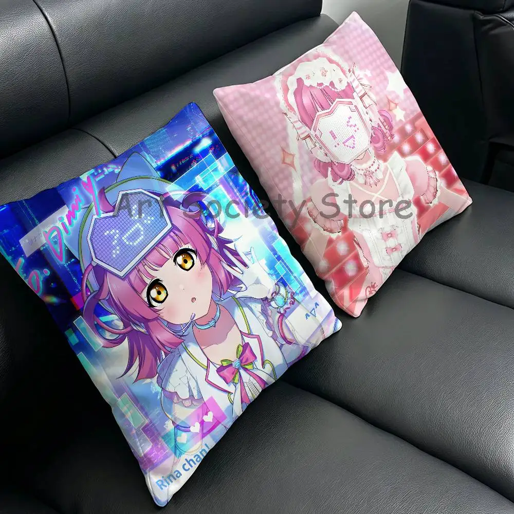 L-Love Anime Live Pillow Case cute cartoon anime peripheralsBedroom Sofa Decorative Cushion Cover Soft Cushion Cover