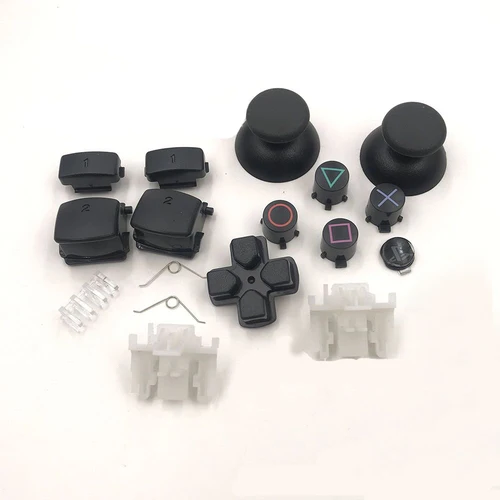 Imagen 2 del producto 1 Juego para PS3 funda de botón para Sony Playstation3 PS3 cabeza de seta ABXY llave Joystick juego completo pieza de juego reemplazo de reparación