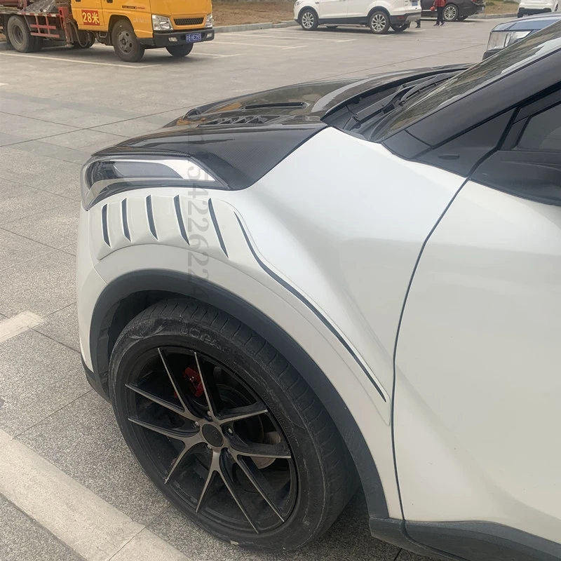 Front Wheel Brow Eyebrow Lip For Toyota CHR C-HR 2020 2019 2018 20 16 17 21 Tuning Accessories Wide Body Kit Fender Flares Parts