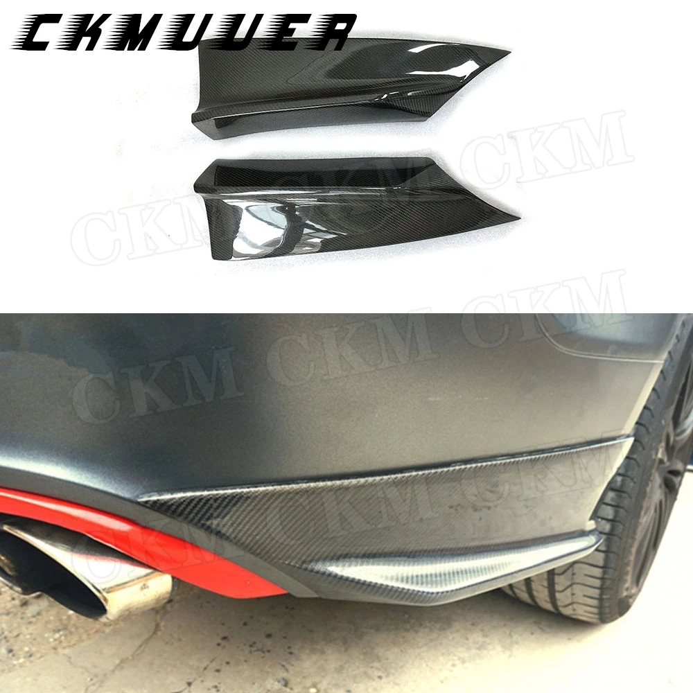 

Задний бампер из углеродного волокна, разделители губ, боковые клапаны, фартук для Audi A7 S7 RS7 2013 2014 2015 2016