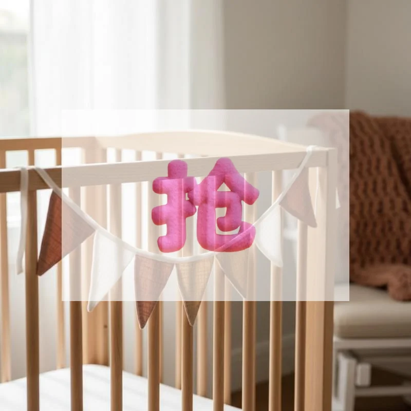 Pennant Banner Flags Nursery Bunting Banner Flags Washable Cotton Fabric Triangle Pennant Garlands For Living Room And Bedroom