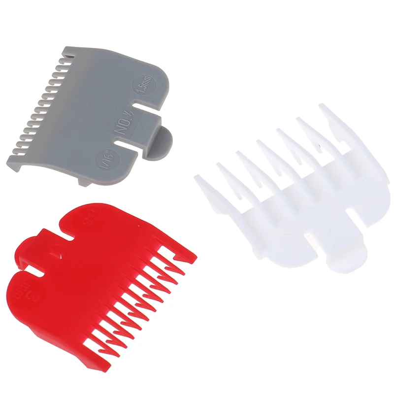 3Pcs/set Hair Clipper Guards Guide Combs Trimmer Cutting Guides Styling Tool Attachment Compatible Replacement Hair Trimmer Tool image 5