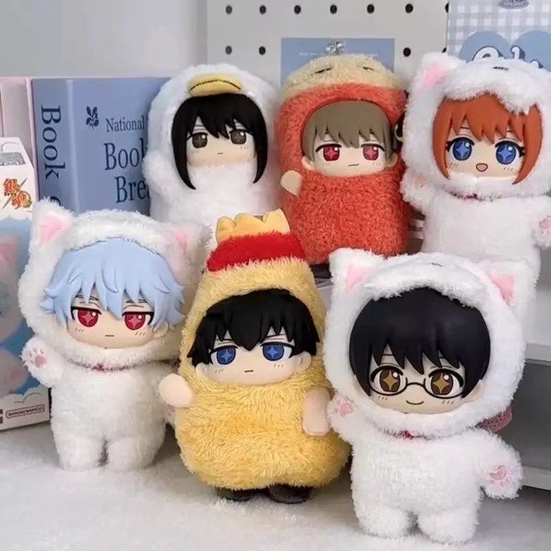 

Genuine Bandai Sofunui Gintama Vinyl Plush Pendant Series Blind Box Anime Merchandise Plush Cartoon Costume Collection Gift