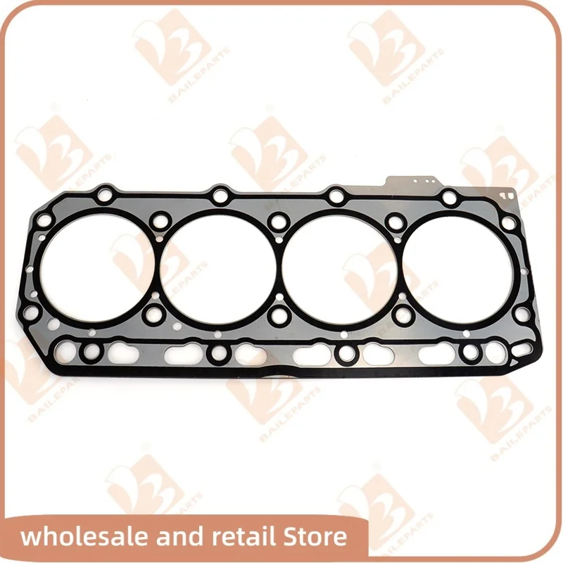 For Yanmar 4TNV86 Cylinder Head Gasket + Piston Set 86mm Diesel Engine Overhaul Rebuild Kit 86*2+2+4mm Spare Parts