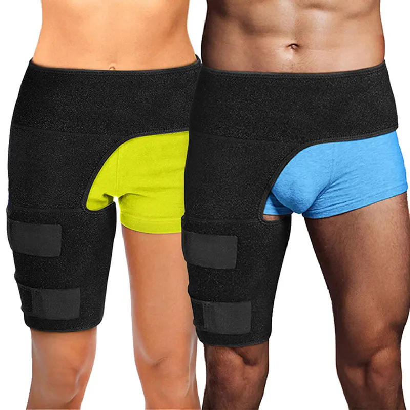 Hip and Groin Brace Sciatica Brace Bursitis Hip Pain Relief for Women and Men Hip Flexor Compression Wrap Support