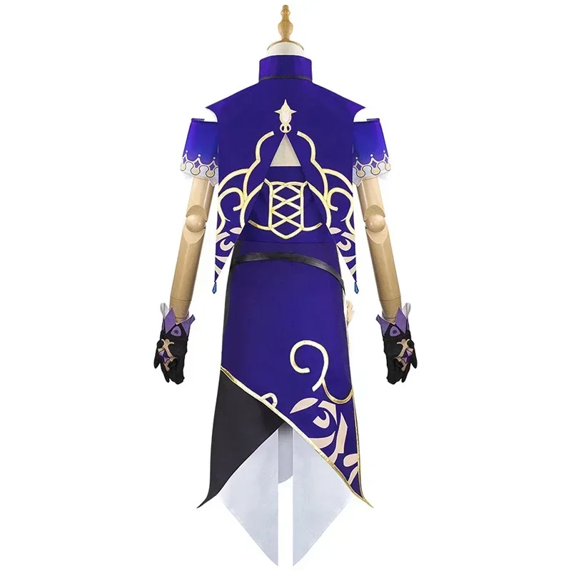 Game Genshin Impact Lisa Minci Cosplay Costume Lisa Wig The Librarian Sexy Dress Set For Woman Child Halloween Party Costume