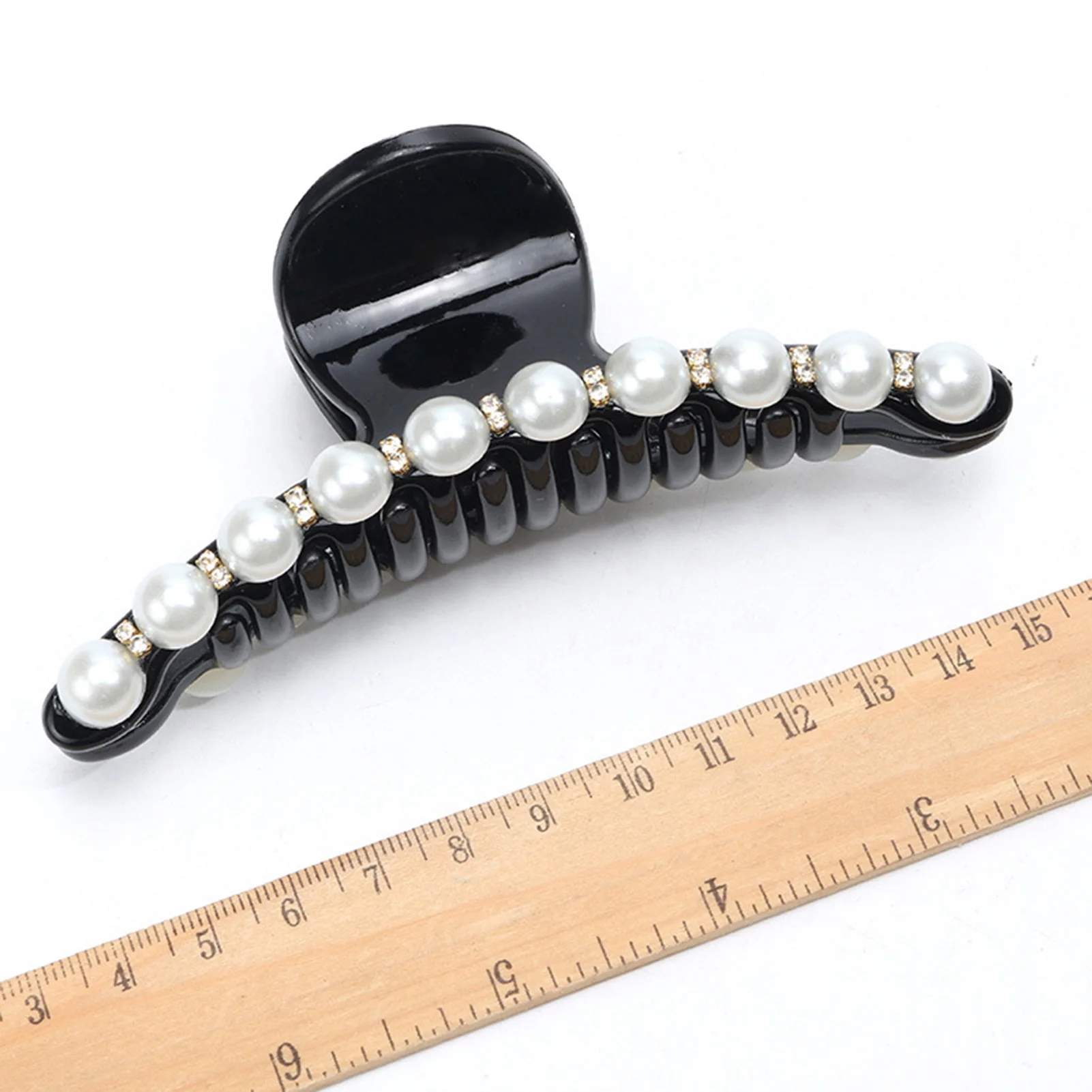 Women's Summer Pearl Claw Hairclip All- Easily Wear Hairclip for Thick or Thin Hair Straight or Curly Hair