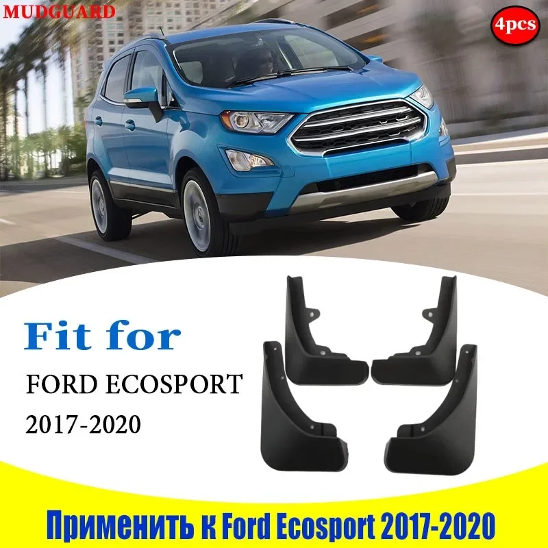 

2017-2020 FOR Ford Ecosport Mudguard Fender Mud Flap Guards Splash Mudflaps Car Accessories Front Rear 4pcs