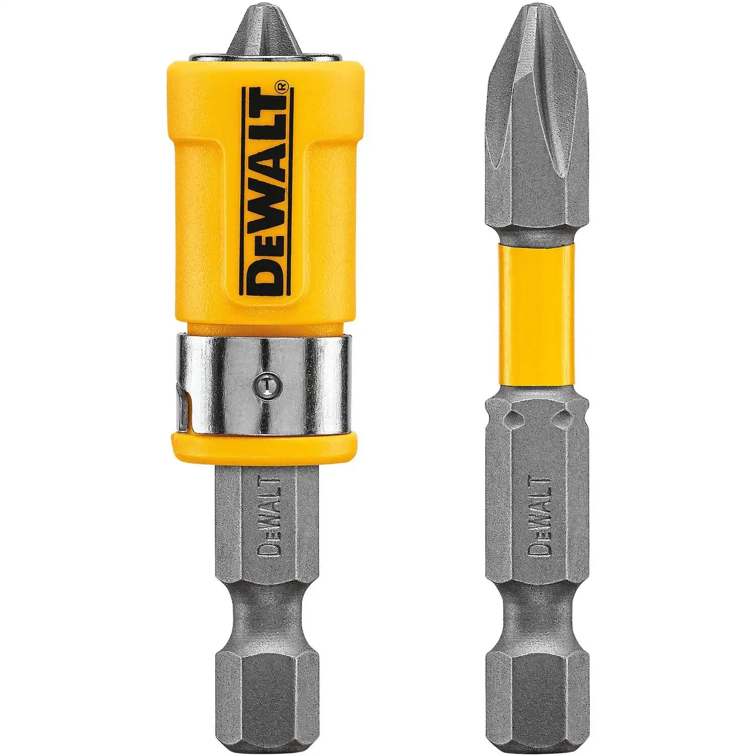 DWA2PH2SL DeWalt ชุดแขนดอกสว่าน XCP3ใส่ได้พอดีกับฟิลลิปส์ #2 S X 2 "L เครื่องมือ S2 3PK เหล็กอุปกรณ์เครื่องมือเจาะคนขับ