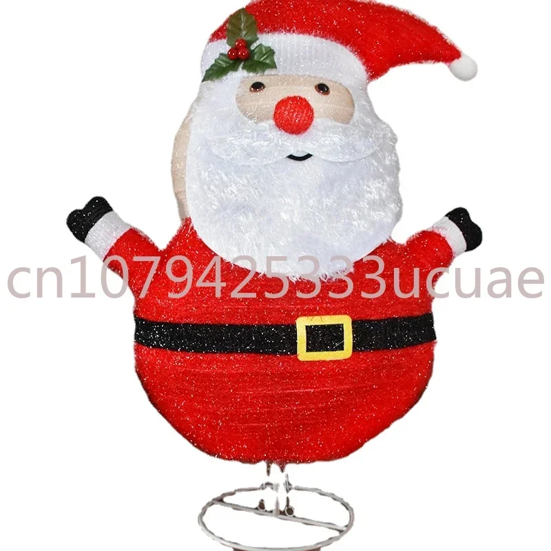 LED Light Model Xmas Snowman Color Rotating Doll Toy Christmas Holiday Family Party Living Room Room 120/180 CM Accessories