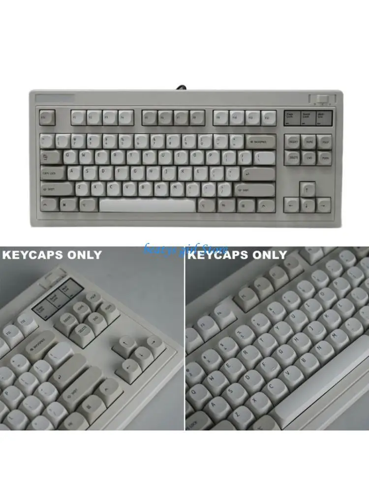 

C7AB 131 Keycaps PBT MAProfile DyeSublimation Process Retro Minimalist Keycaps
