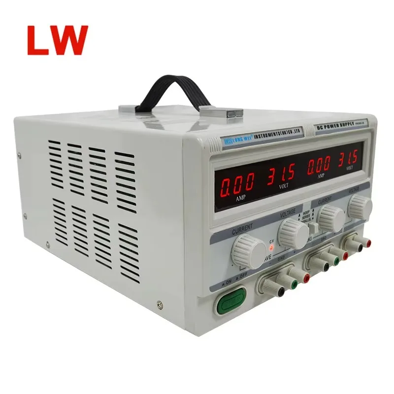 TPR-6410-2D 0-60V 0-10A Low Frequency Linear 4 Display 3 Digital Series Parallel Bench Lab Dual Output DC Power Supply for Teach
