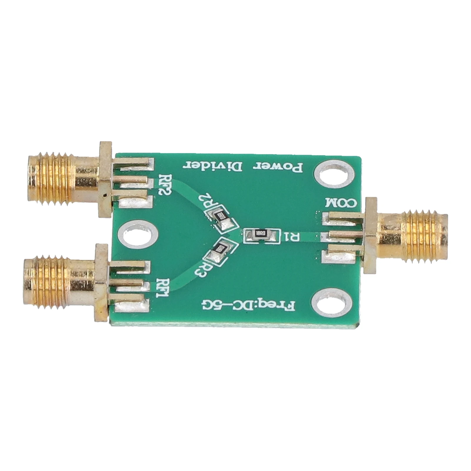 RF 2 Way Splitter Resistance Splitter Resistance Power Divider Module RF 2 Way Splitter Board Distributor ‑5GHz 6dB 0.5W