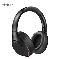 FIFINE Bluetooth ๋ฌด์ ํค๋์
, ํฌ๋ช
๋ชจ๋๊ฐ ์๋ ์์ ์ฐจ๋จ ํค๋ํฐ, ๊น์ ๋ฒ ์ด์ค, ์ ๋ช
ํ ํตํ, 65H ์ฌ์ ์๊ฐ -X3