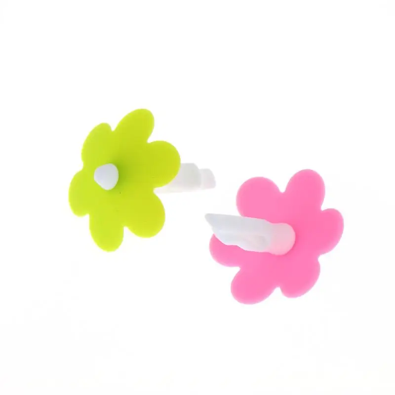 Silicone Glass Markers Heart Flower Collection Set of 12 for Dinner Parties and Celebrations