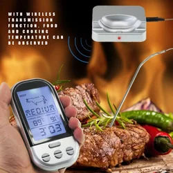 Termometry do mięsa Bluetooth LCD cyfrowa sonda zdalny bezprzewodowy grill termometr kuchenny narzędzia do gotowania w domu z alarmem timera