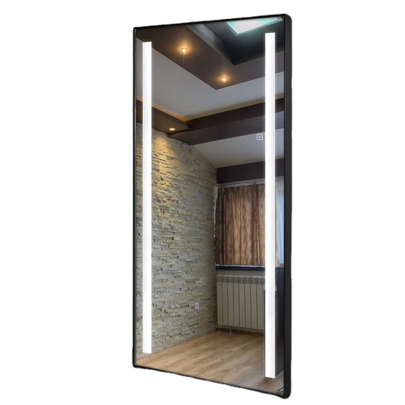 

Contemporary Modern Wall Lamp Mounted Mirror With Light Rectangle Smart Mirror Square Bathroom Led Mirror