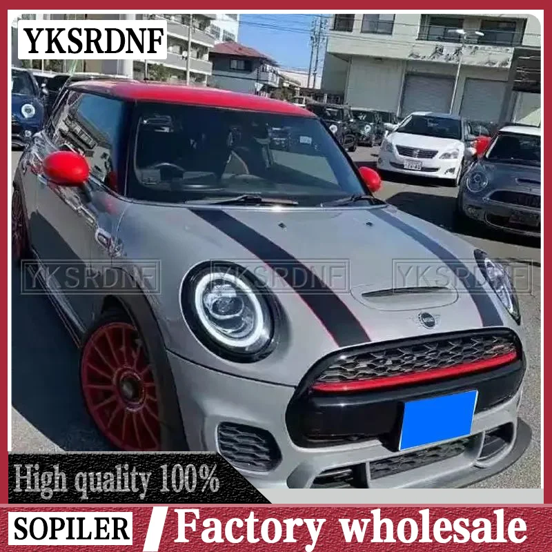 

Для F56 Mini Cooper S 2 шт. DAG набор для кузова автомобиля спойлер утка защита губ крышка карбоновый передний бампер разветвитель губ (только передний JCW)