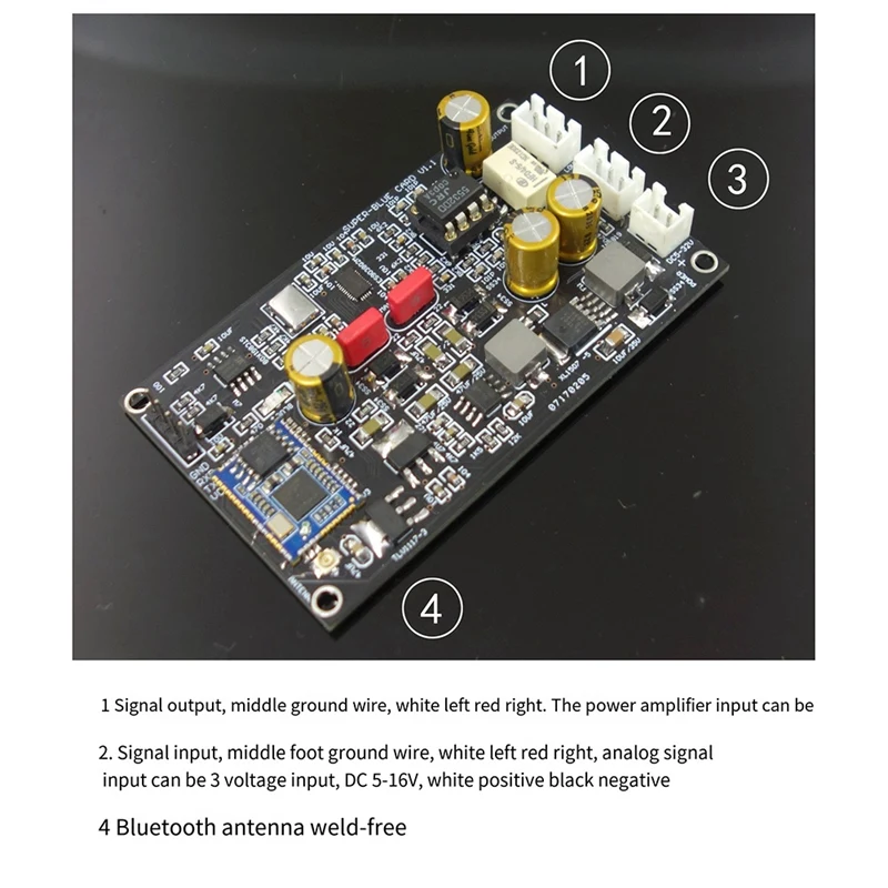 Upgrade Bluetooth 5.3 AK4493S Decoding Module Analog Input Hard Decoding For APTX HD LDAC