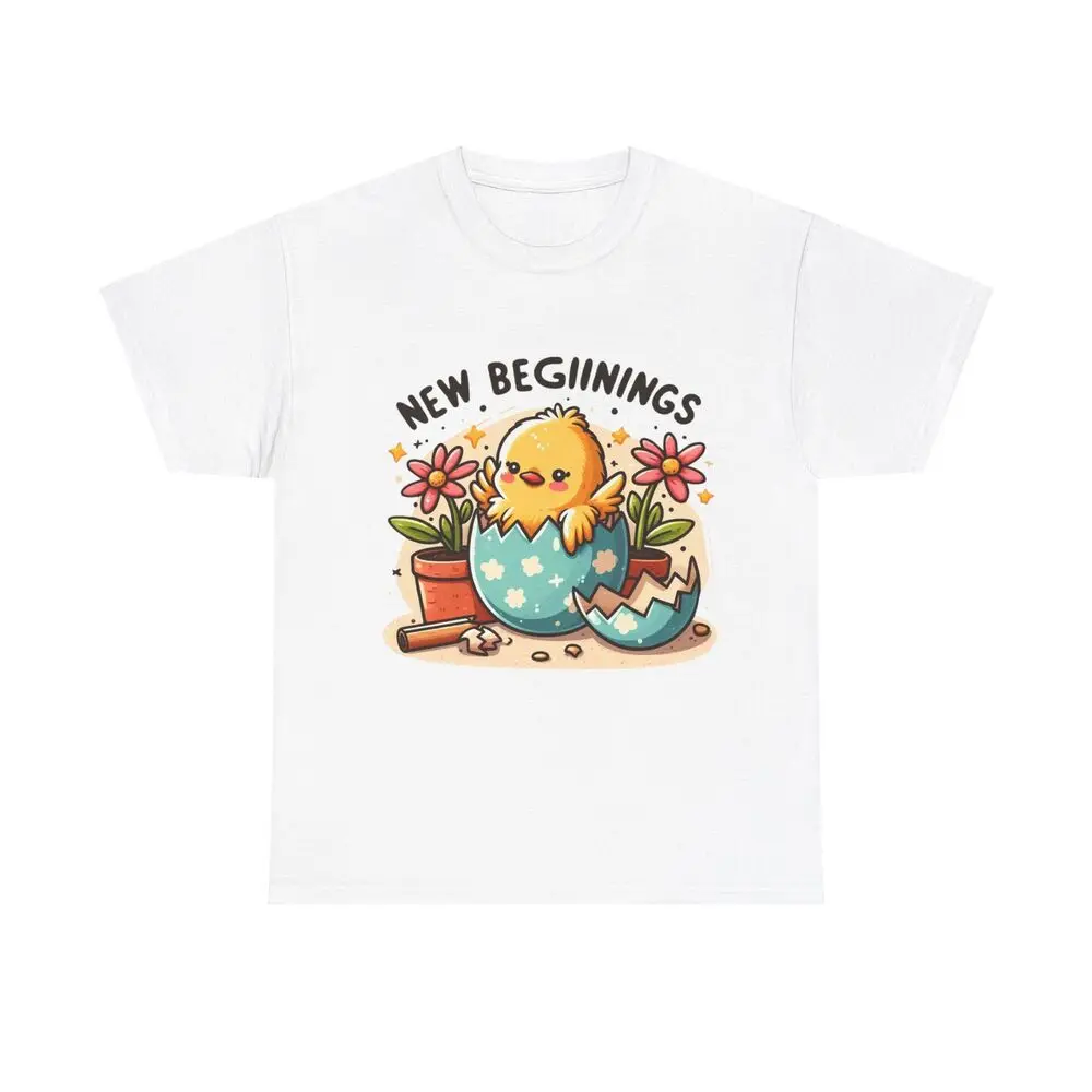 Easter BlissNew Beginnings T-shirt For Celebrating The Resurrection Unisex T-shirts Cotton Luxury Brand Vintage Oversized