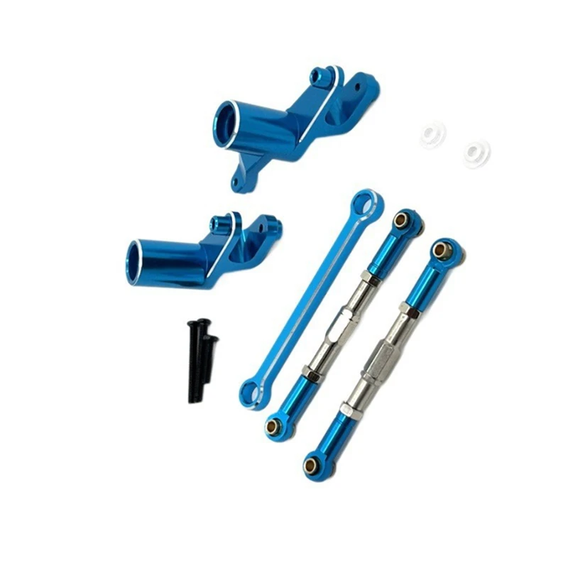 RC Car Upgrade Steering Assembly Pull Rod Kit For UDIRC 1/12 UD1201 UD1202 UD-12PRO RC Car Upgrade Parts Blue