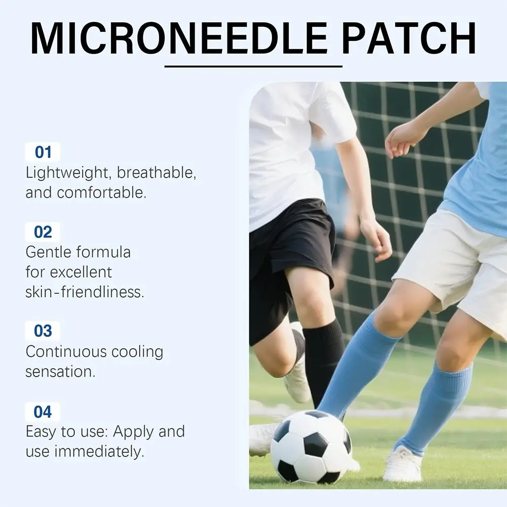 GFOUK VeinTarget Microneedle Patches 4Pcs Varicose Vein Relief Improve Blood Circulation for Earthworm Legs Body Care - view 2