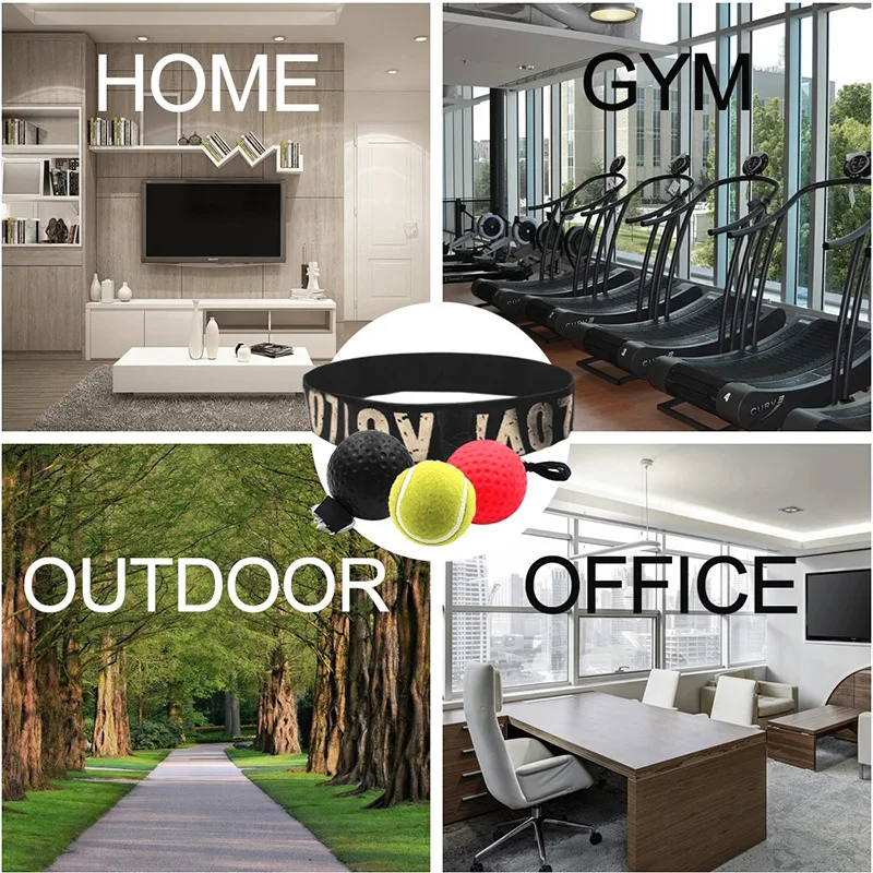 كرة لكمة الملاكمة بو المثبتة على الرأس ، رد فعل العين اليد ، حقيبة الرمل المنزلية ، معدات اللياقة البدنية في صالة الألعاب الرياضية ، تدريب MMA Muay Thai Sanda