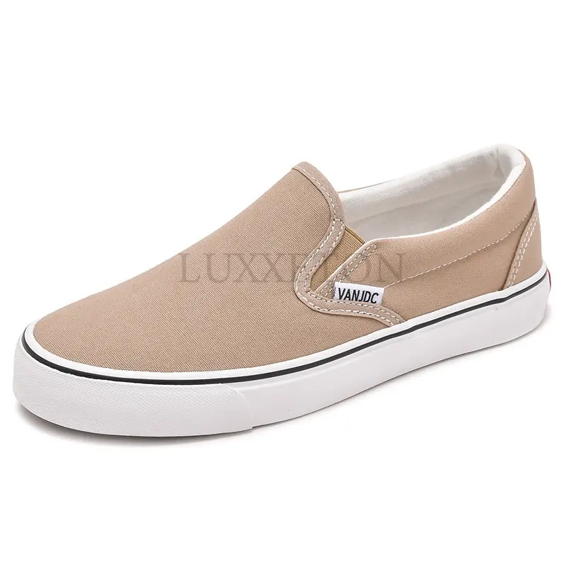 Canvas Shoes Women Couple Slip on Flat Comfortable Casual Shoes Fashion Platform Ladies Vulcanized Shoes Zapatillas Mujer