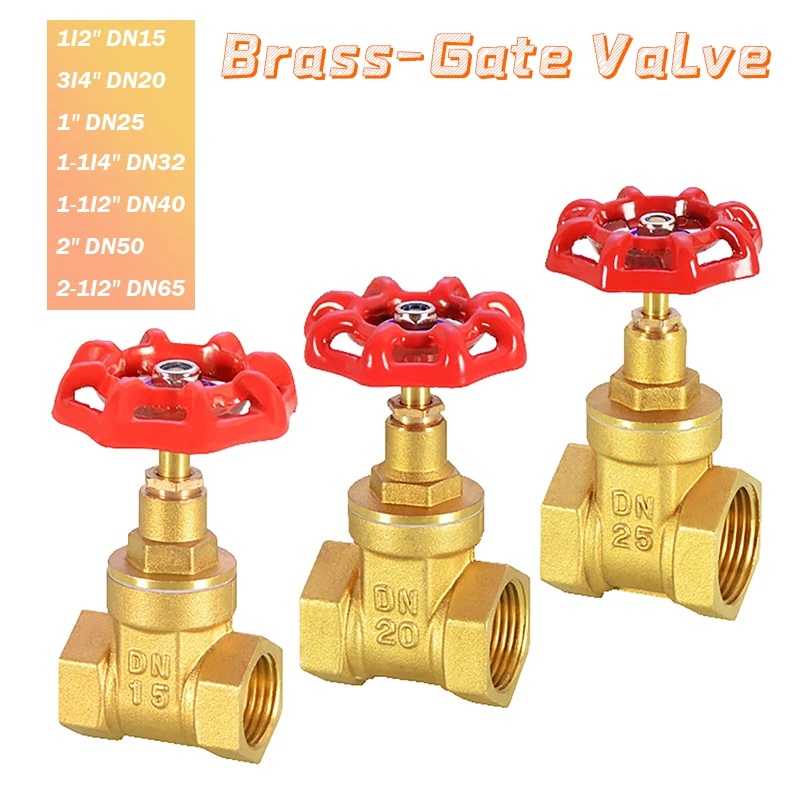 

1 шт. латунь 1/2 "3I4" 1 "1" 1-1I4 "1-1I2 "2" 2-1I2 "BSP затвор-клапан водозастановительный кран женская труба счетчик воды переключающий клапан