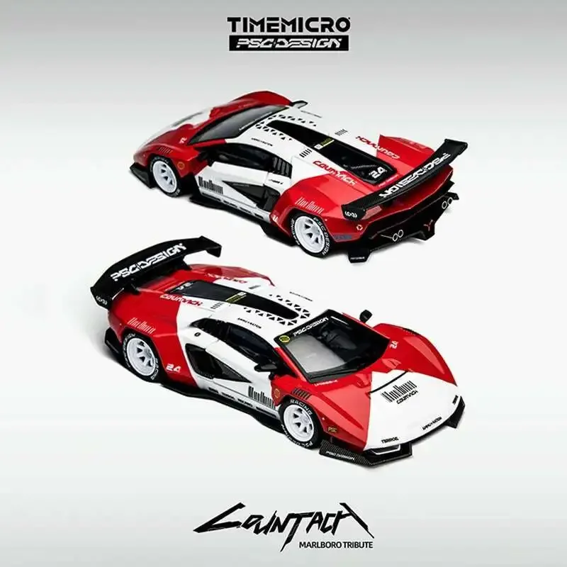 

PreSale TM 1:64 PSC Cyberpunk Countach LPI800-4 Diecast Diorama Car Model Collection Toy Time Micro
