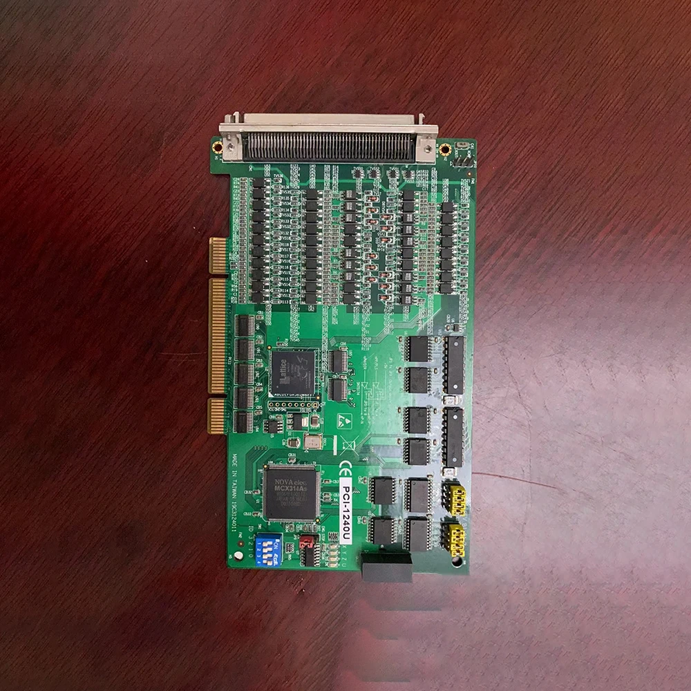 Tarjeta de Control de movimiento para servomotor Advantech PCI-1240U REV.B1, 4 ejes, Universal PCI paso a paso/pulso