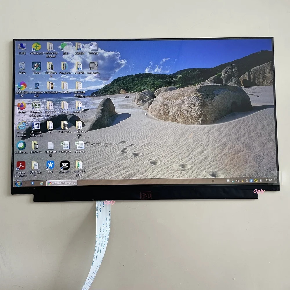 Imagem -05 - Kit para N156hce 15.6 1920x1080 Tela Led Placa Controladora Edp Tipo-c Mini Hdmi-compatível com Usb-c Faça Você Mesmo Monitor de Painel Lcd