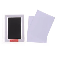 Newborn Baby Handprint Footprint Imprint Clean Touch Ink Pad Photo Frame Kit Hot Footprint Mud Safe Non-toxic Best Remembrance 4