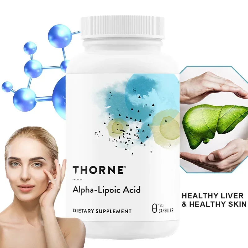 Alpha Lipoic Acid 120 Capsules | High Strength ALA Supplement for Healthy Liver and Skin, Antioxidants, Brain Function