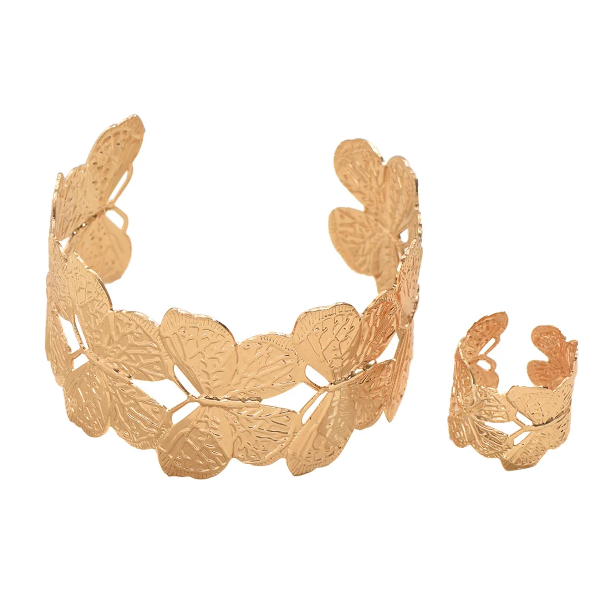 New Women's Butterfly Personalized Bracelet Open Ring