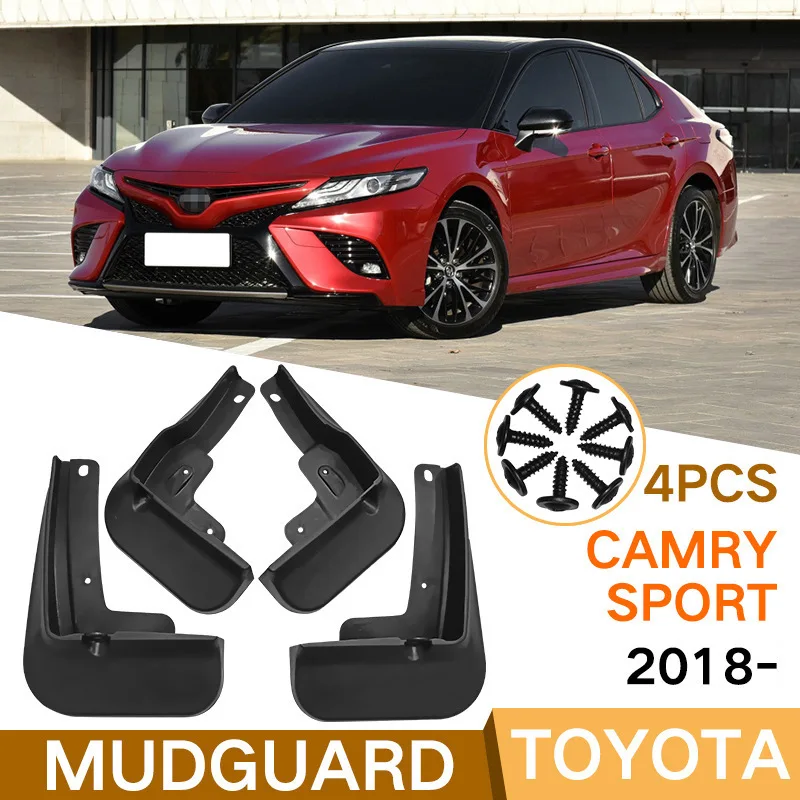 For Toyota Camry Sport 2018-2023 Mud Flaps Custom Fit Splash Guards Front Rear Wheel Auto Exterior Decor Accessories