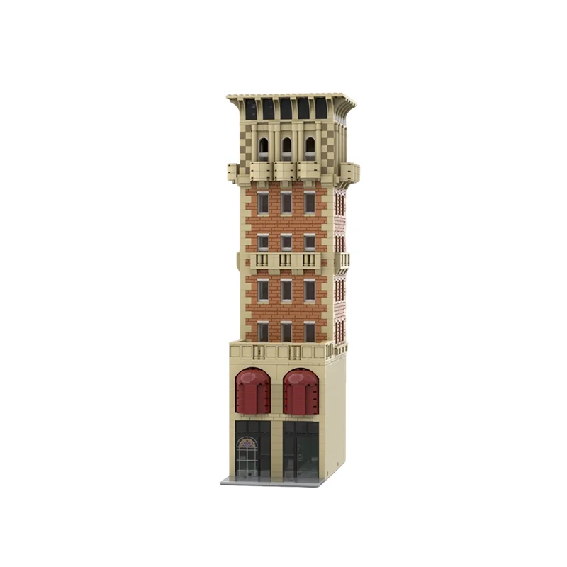2297 pièces MOC Millenium Biltmore Hôtel Histoïque Module Modèle de paysage urbain modulaire Blocs de construction Jouets Construction Cadeaux de Noël