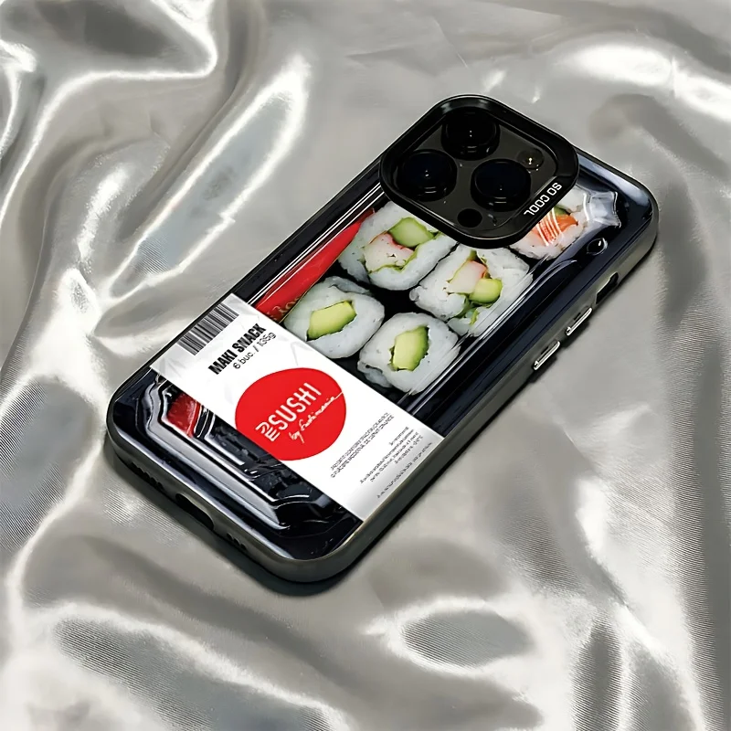 Sushi lunch box fashionable design phone case suitable for iPhone