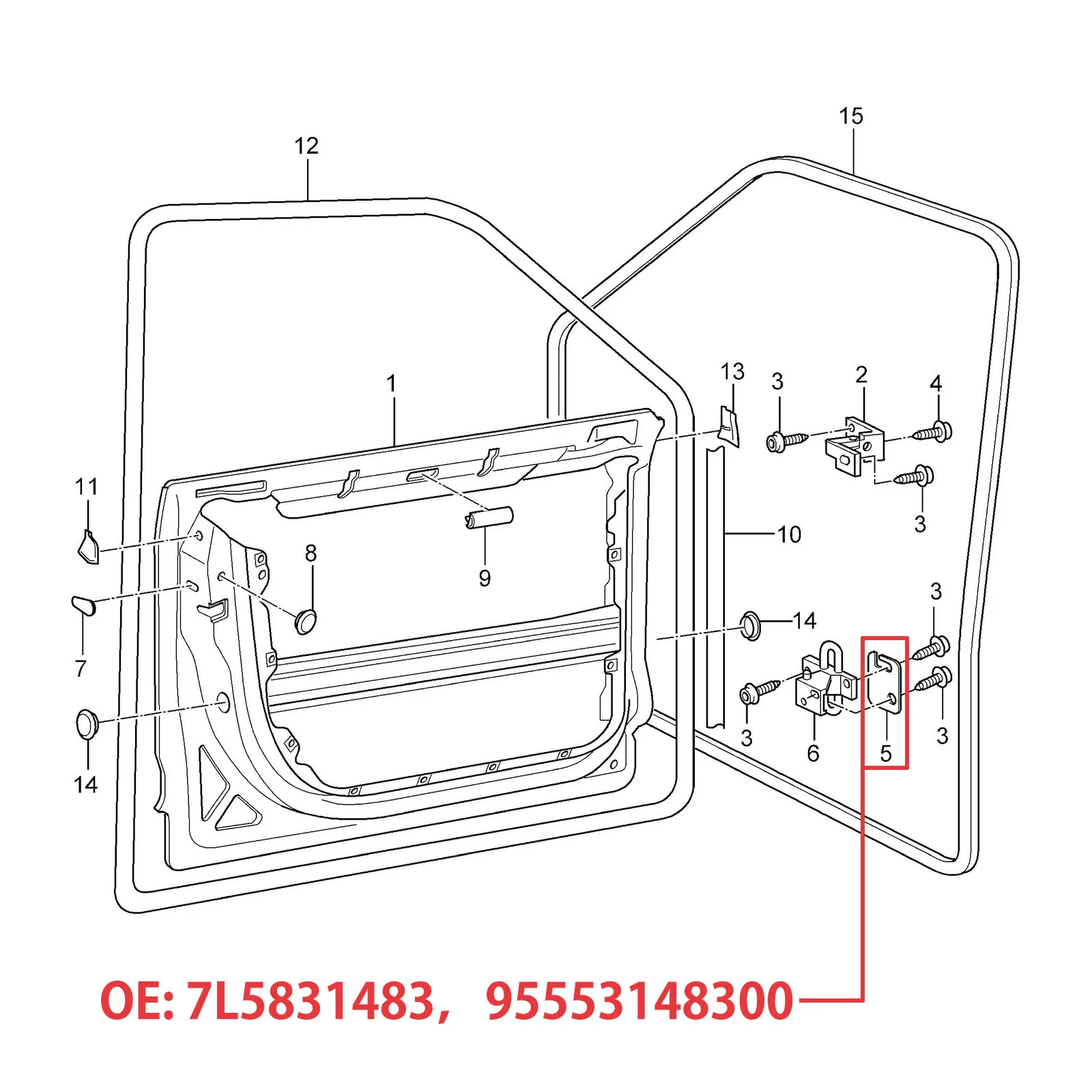 Car sagging Door Hinge Alignment Washer Plate For VW Audi A4 A6 Skoda Octavia Seat Golf Jetta Touareg Mk1 Shim Pad Repair kit