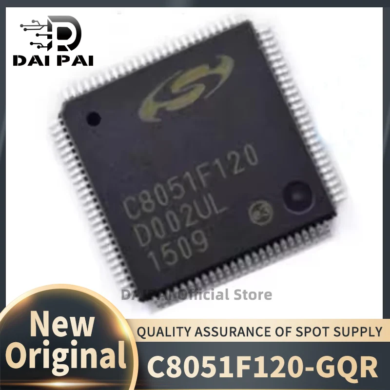 

(5 шт.-20 шт./лот) 100% новый оригинальный набор микросхем C8051F120 C8051F120-GQR TQFP-100